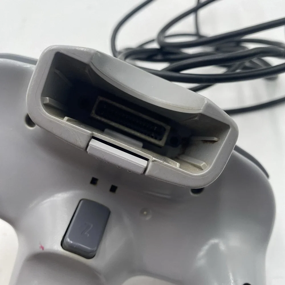Nintendo 64 N64 Gray Controller NUS-005 Authentic OEM STICK IS A LITTLE LOOSE